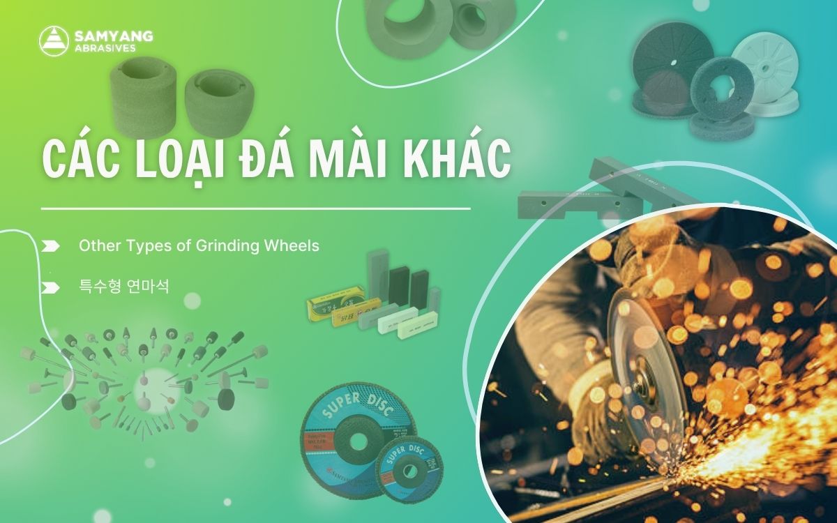 Samyang Abrasives cung cấp đá mài tùy chỉnh cho thực phẩm và công nghiệp.